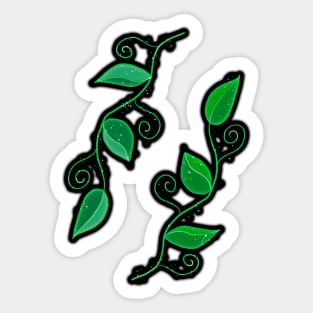 Fresh leaves Sticker